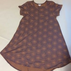 Blue and Peach LuLaRoe Dress XL